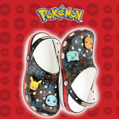 Classic Pokemon Print Clogs