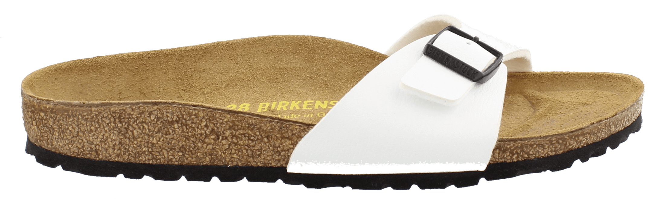 Madrid Dames Slippers White Narrow-fit