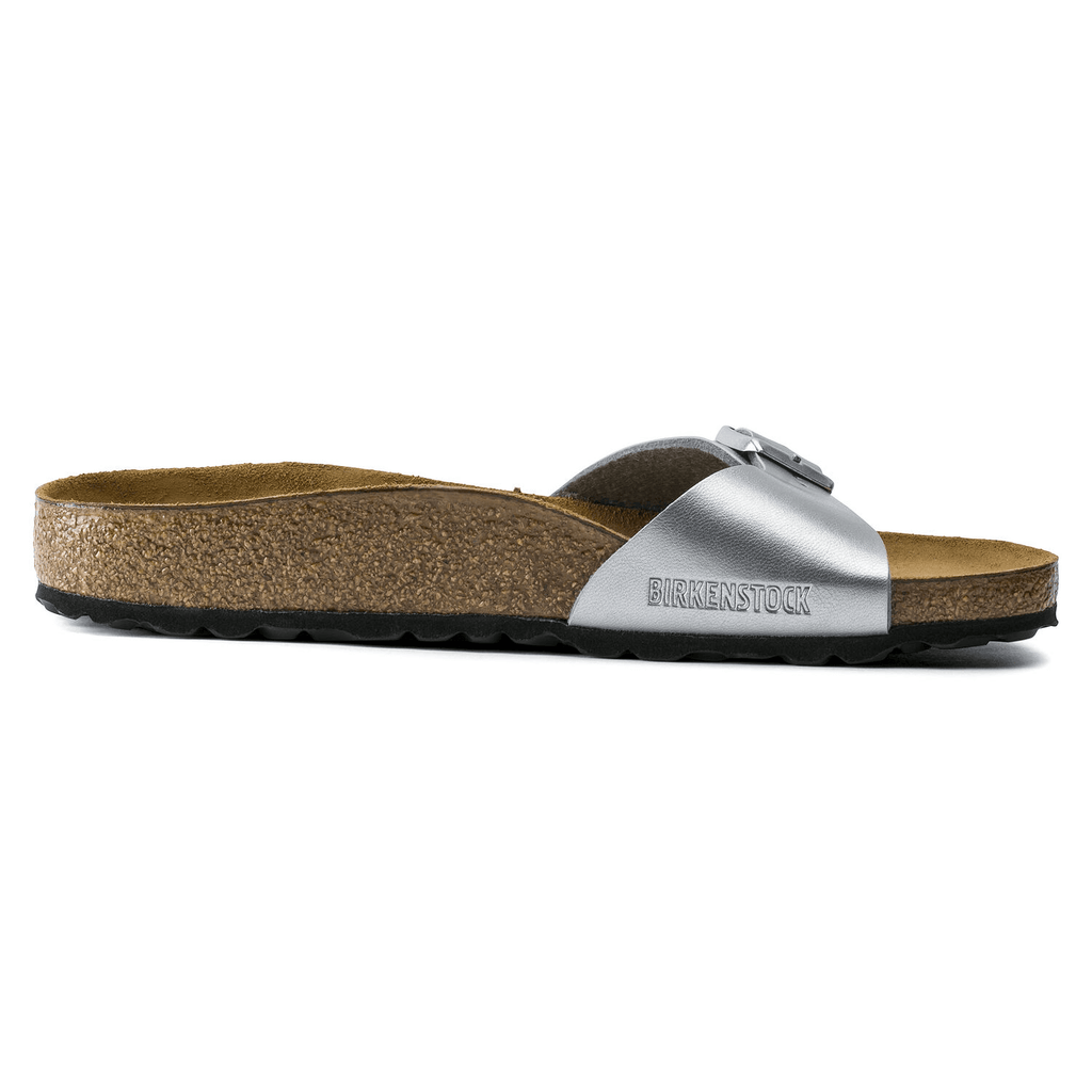 Madrid Dames Slippers Silver Narrow-fit