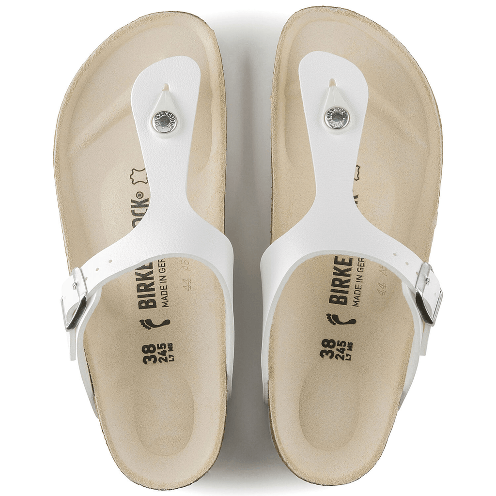 Gizeh Slippers White Narrow-fit