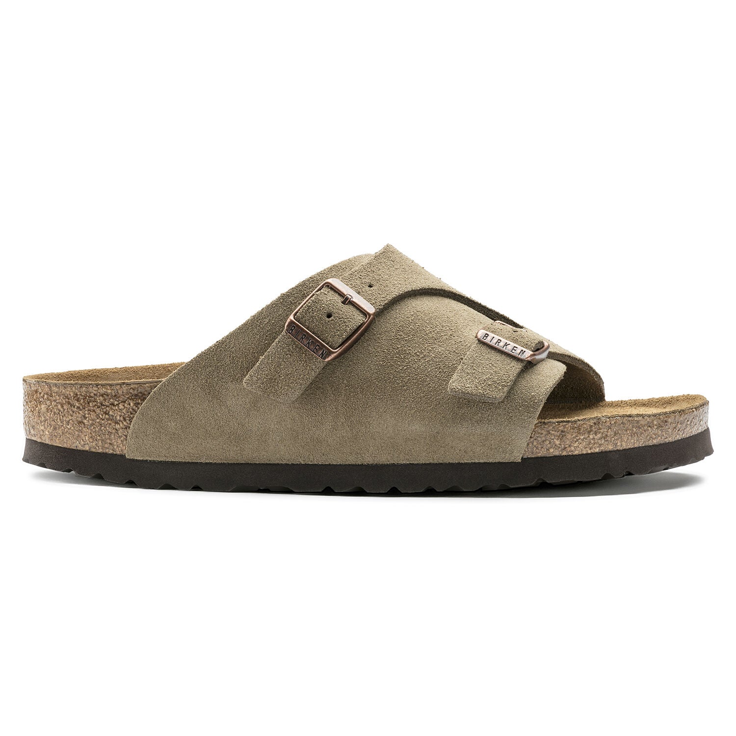 Zurich Heren Slippers Taupe Narrow-fit
