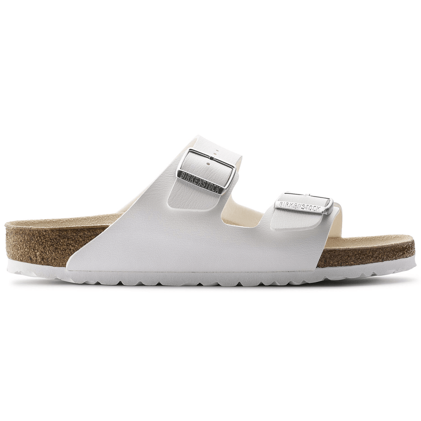 Arizona Slippers White Narrow-fit