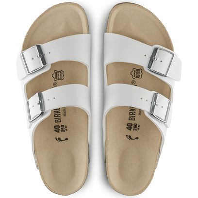 Arizona Slippers White Narrow-fit