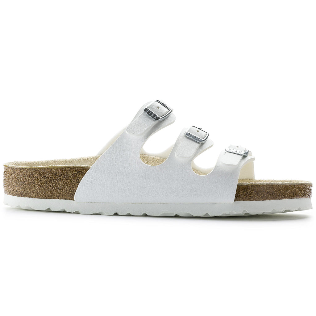 Florida Dames Slippers White Narrow-fit