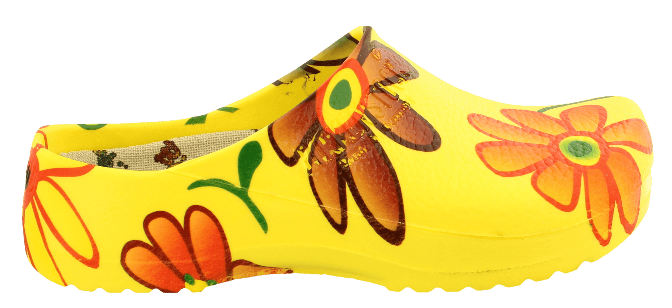 Super Birki Dames Werkklompen Yellow Flower Regular-fit