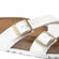 Yao Dames Slippers Balance White Patent Narrow-fit