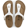 Gizeh Dames Slippers White Patent Regular-fit