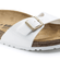 Madrid Dames Slippers White Patent Narrow-fit