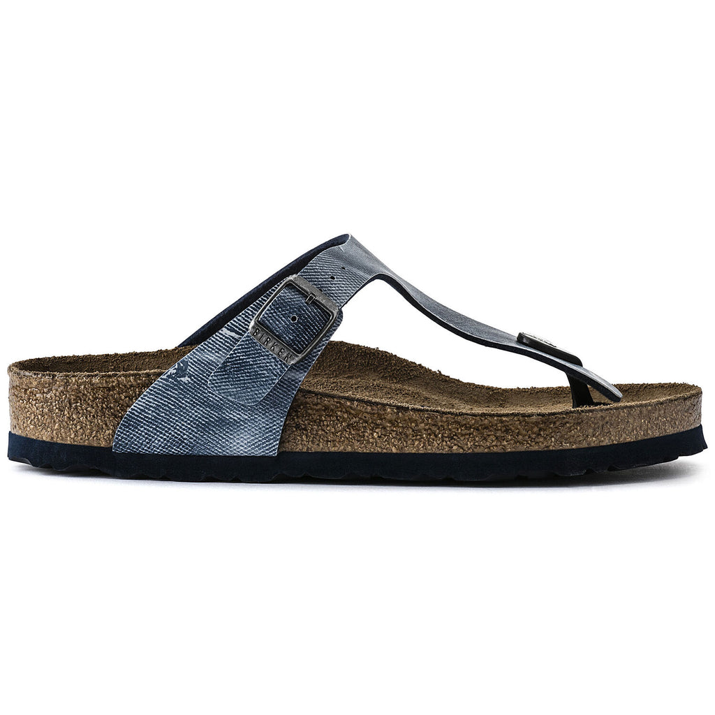 Gizeh Kids Slippers Used Jeans Blue Narrow-fit