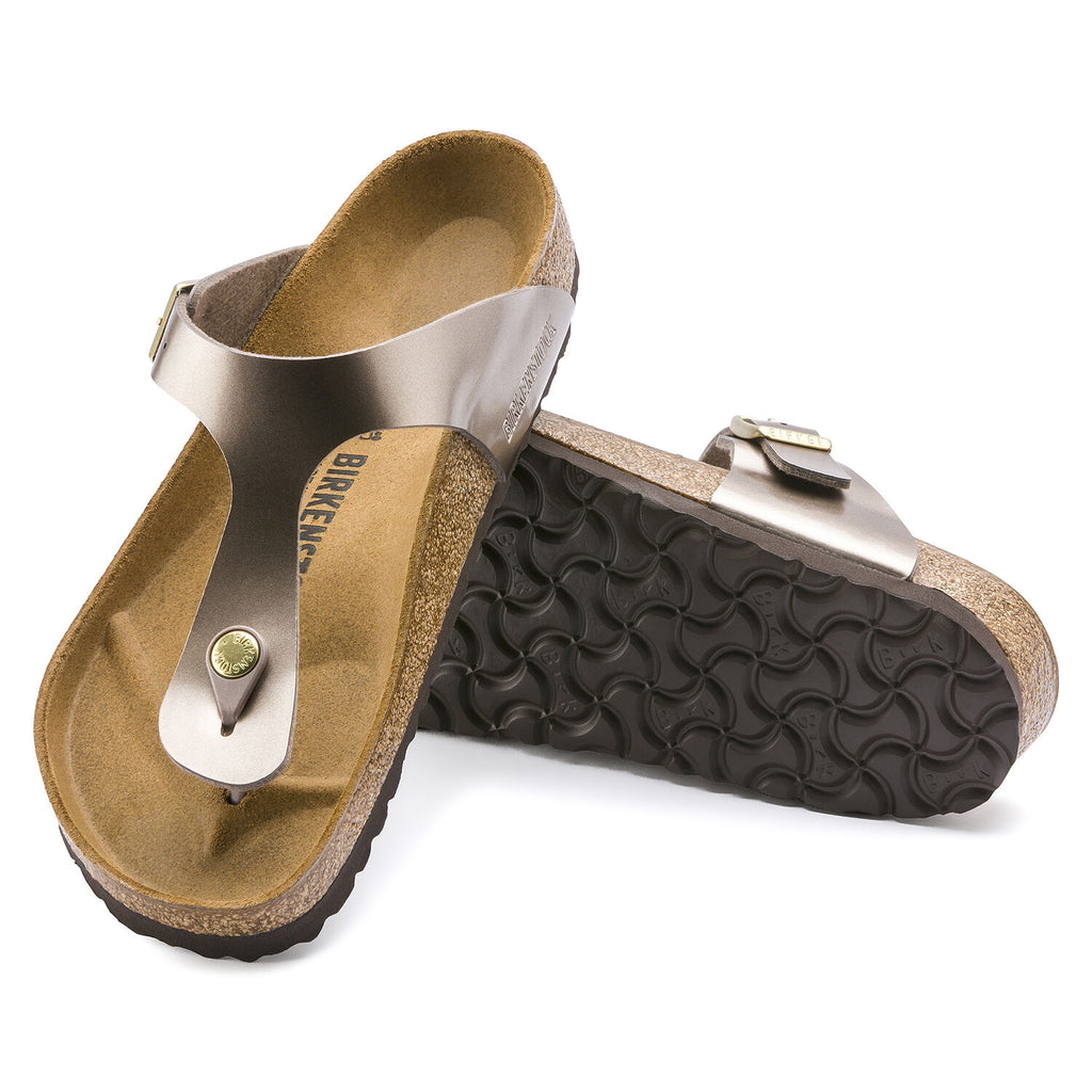 Gizeh Dames Slippers Electric Metallic Taupe Regular-fit