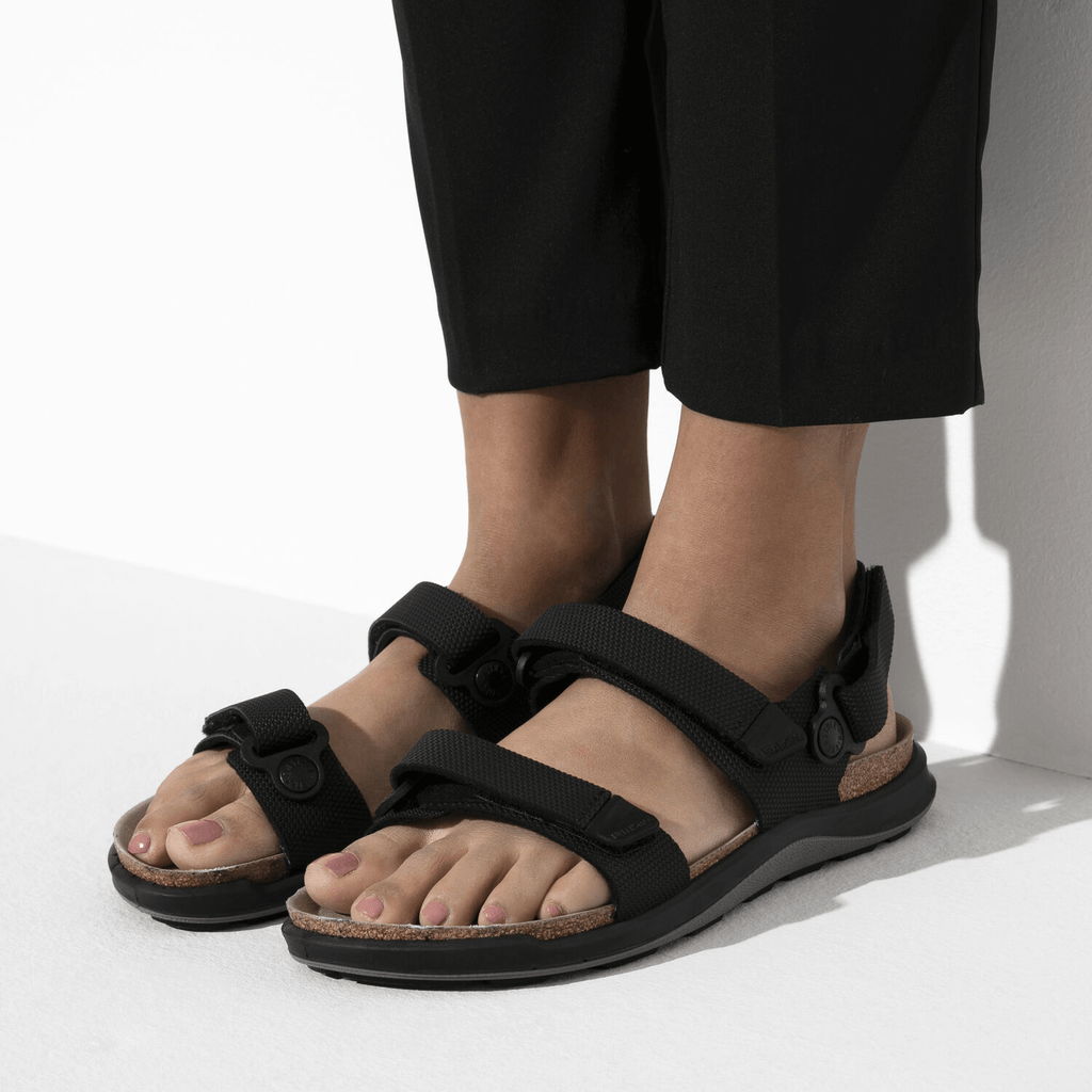 Kalahari Dames Sandalen Futura Black Narrow-fit