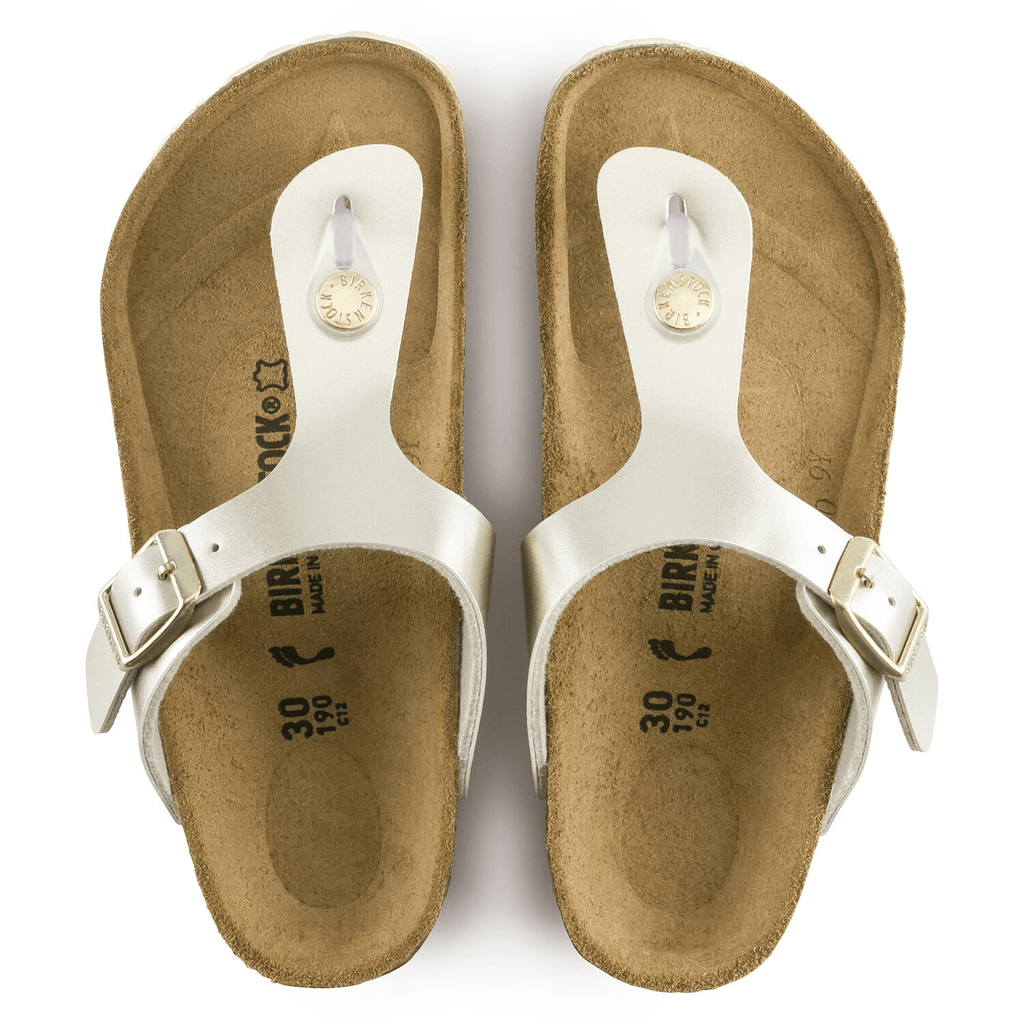 Gizeh Kids Slippers Electric Metallic Gold Narrow-fit