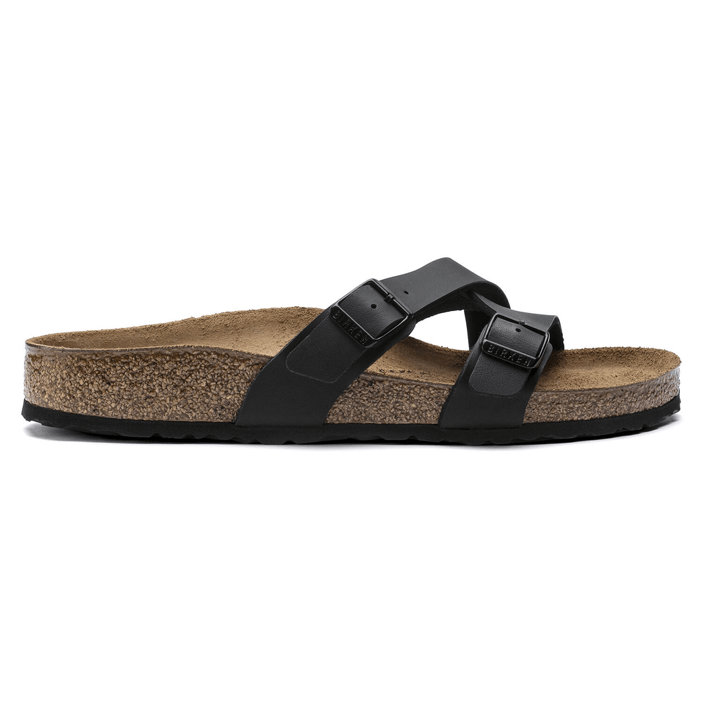 Yao Dames Slippers Black Narrow-fit