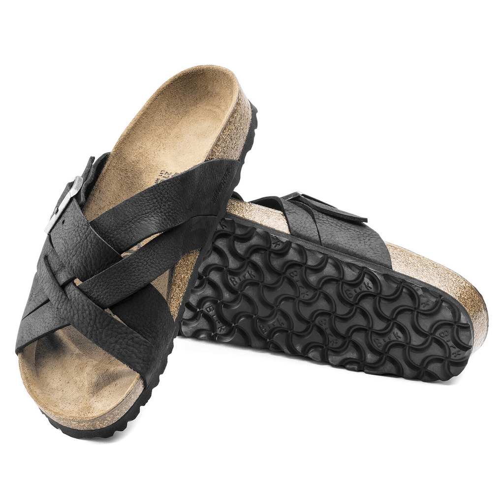 Lugano Heren Slippers Camberra Old Black Narrow-fit