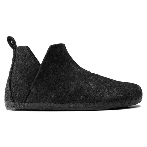 Andermatt Dames Pantoffels Anthracite Narrow-fit