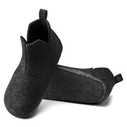 Andermatt Dames Pantoffels Anthracite Narrow-fit