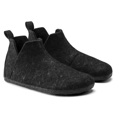 Andermatt Dames Pantoffels Anthracite Narrow-fit