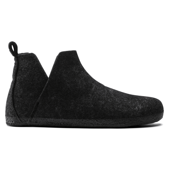 Andermatt Dames Pantoffels Anthracite Narrow-fit