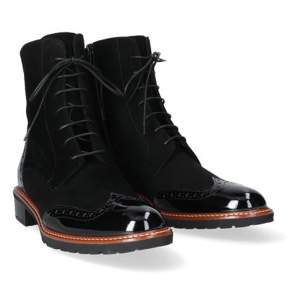 Dames Veterboots 10752P Nero