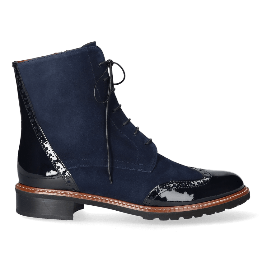 Dames Veterboots 10752P Blu