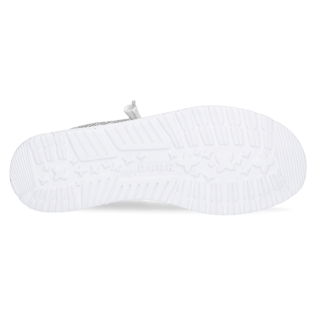 Wally Sox Heren Instappers Bright White