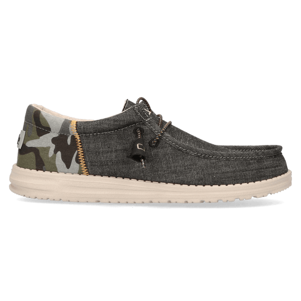 Wally Funk Heren Instappers Camo Dark Grey