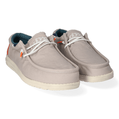 Wally Washed Heren Instapper Smoke Grey