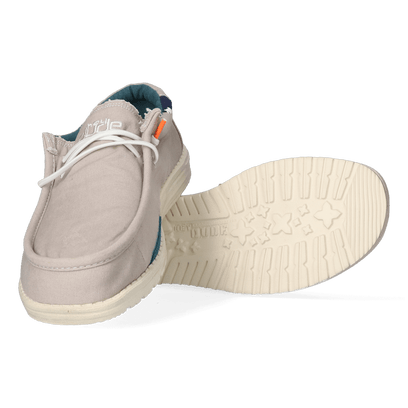 Wally Washed Heren Instapper Smoke Grey