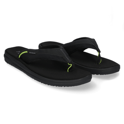 Flinn Free Heren Slippers Black