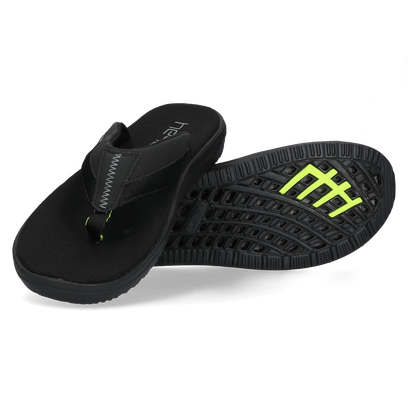 Flinn Free Heren Slippers Black