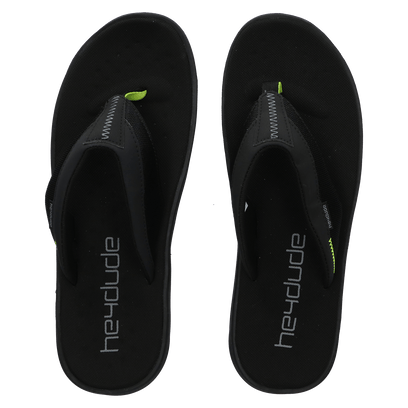 Flinn Free Heren Slippers Black