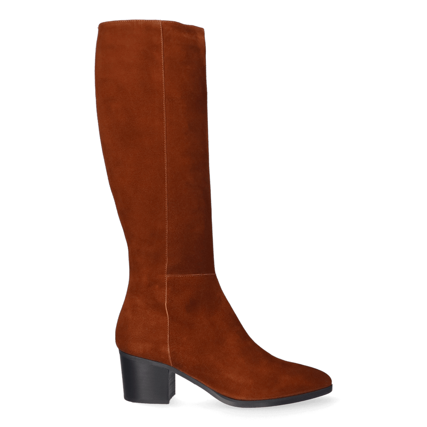 Dames Laarzen Hoog 11567 Hazelnut