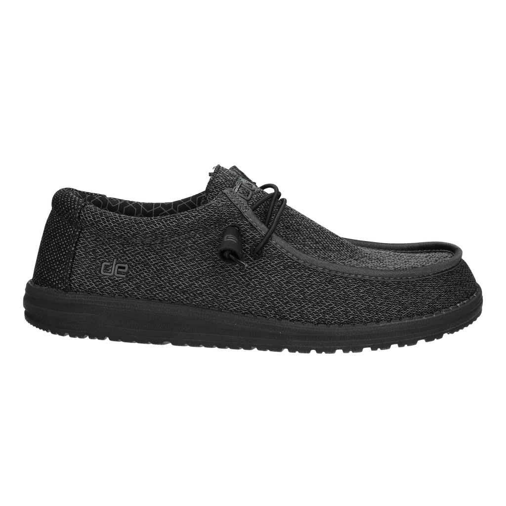 Wally Sox Micro Heren Instappers Total Black