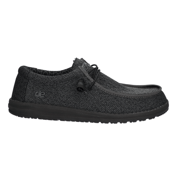 Wally Sox Micro Heren Instappers Total Black