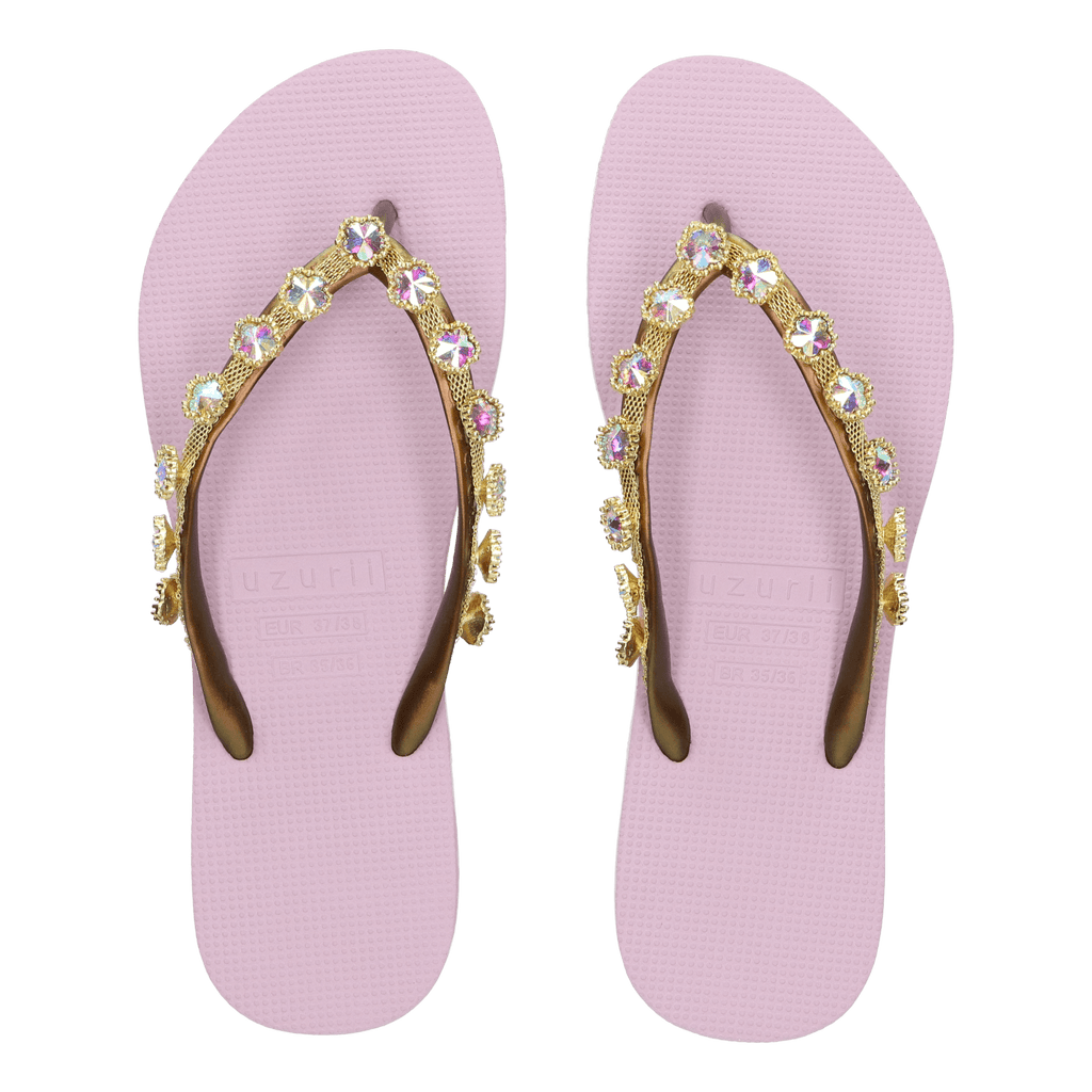 Flower Aby Dames Slippers Violet