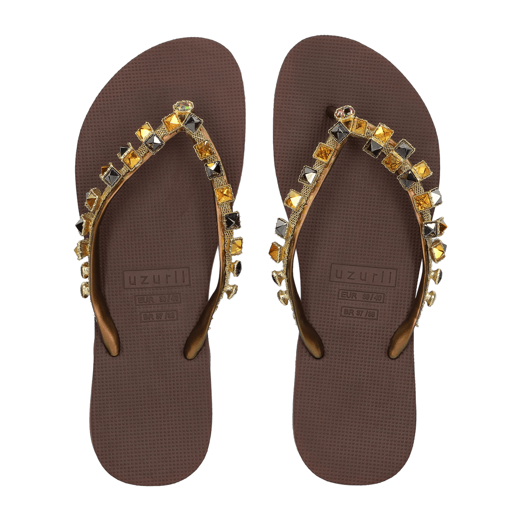 Darkness Dames Slippers Coffee