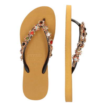 Colorful Diana Dames Slippers Ochre