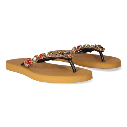 Colorful Diana Dames Slippers Ochre