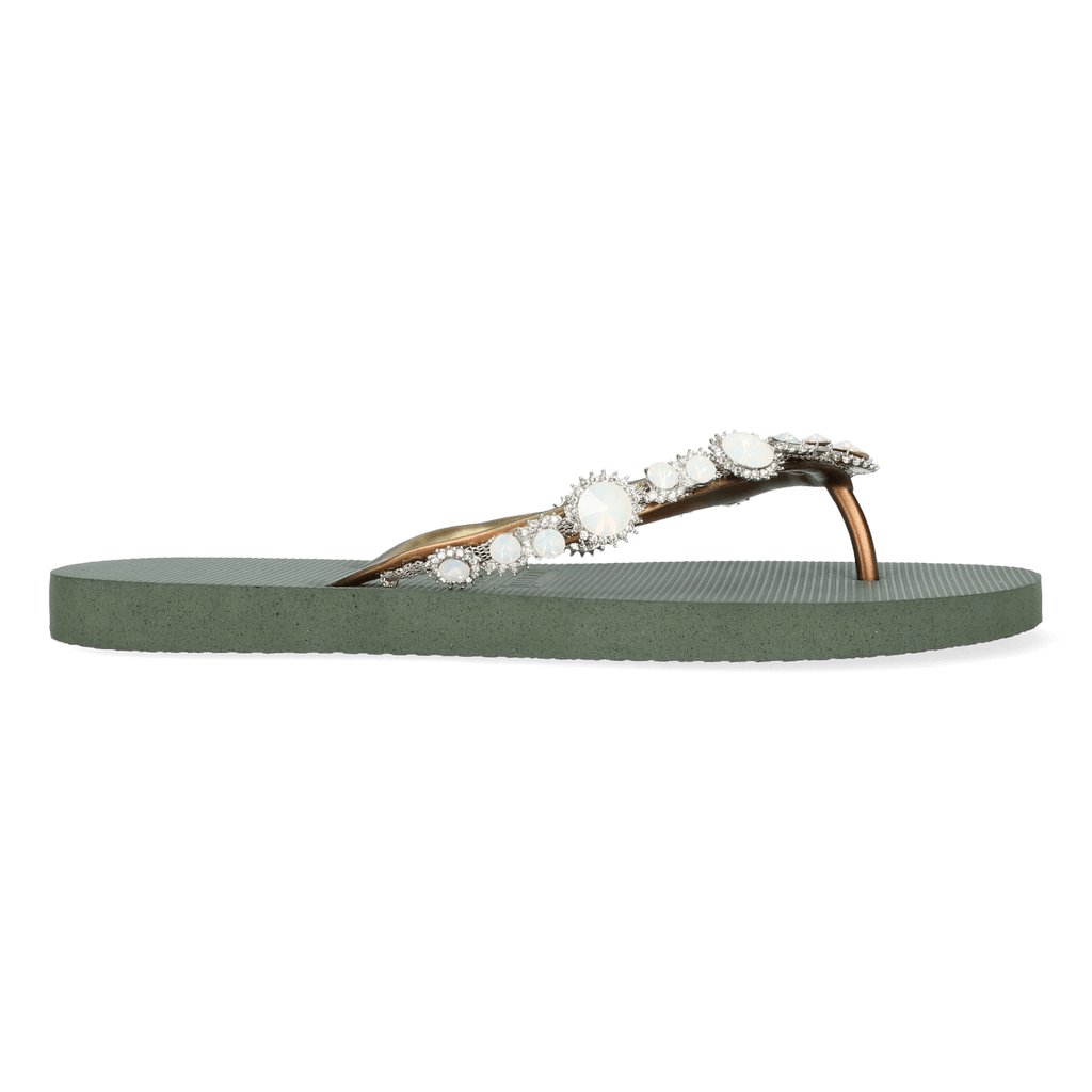Pearl Marilyn Dames Slippers Army Green