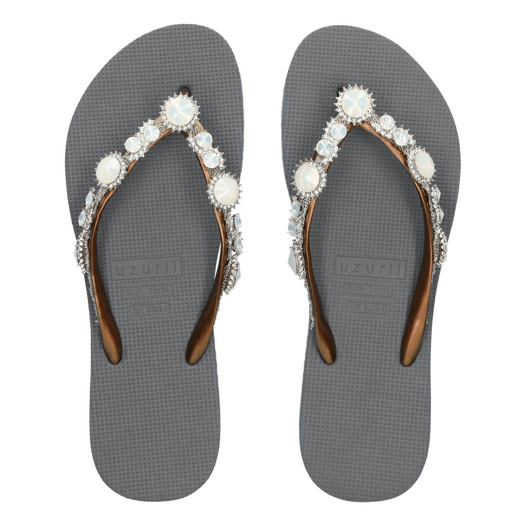 Pearl Marilyn Dames Slippers Silver