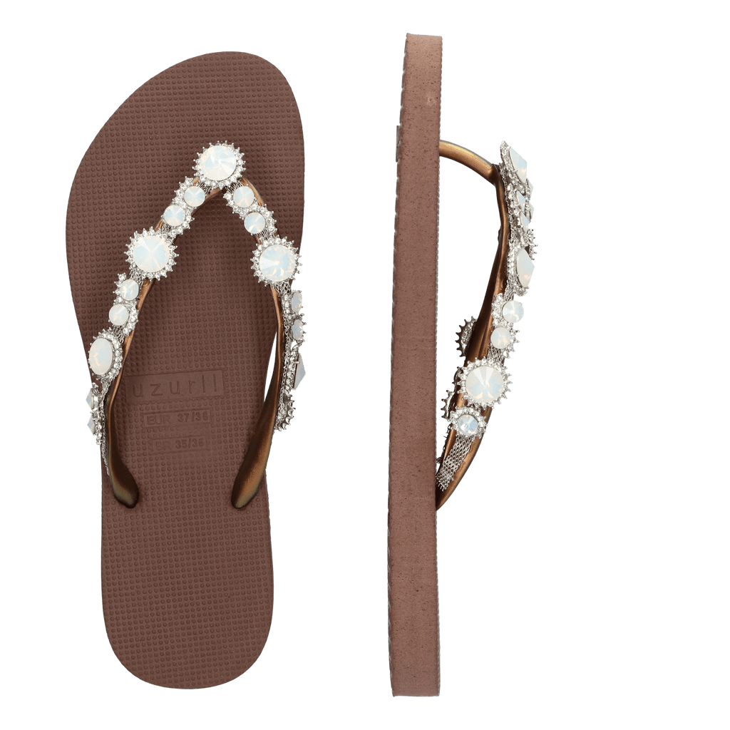 Pearl Marilyn Dames Slippers Taupe