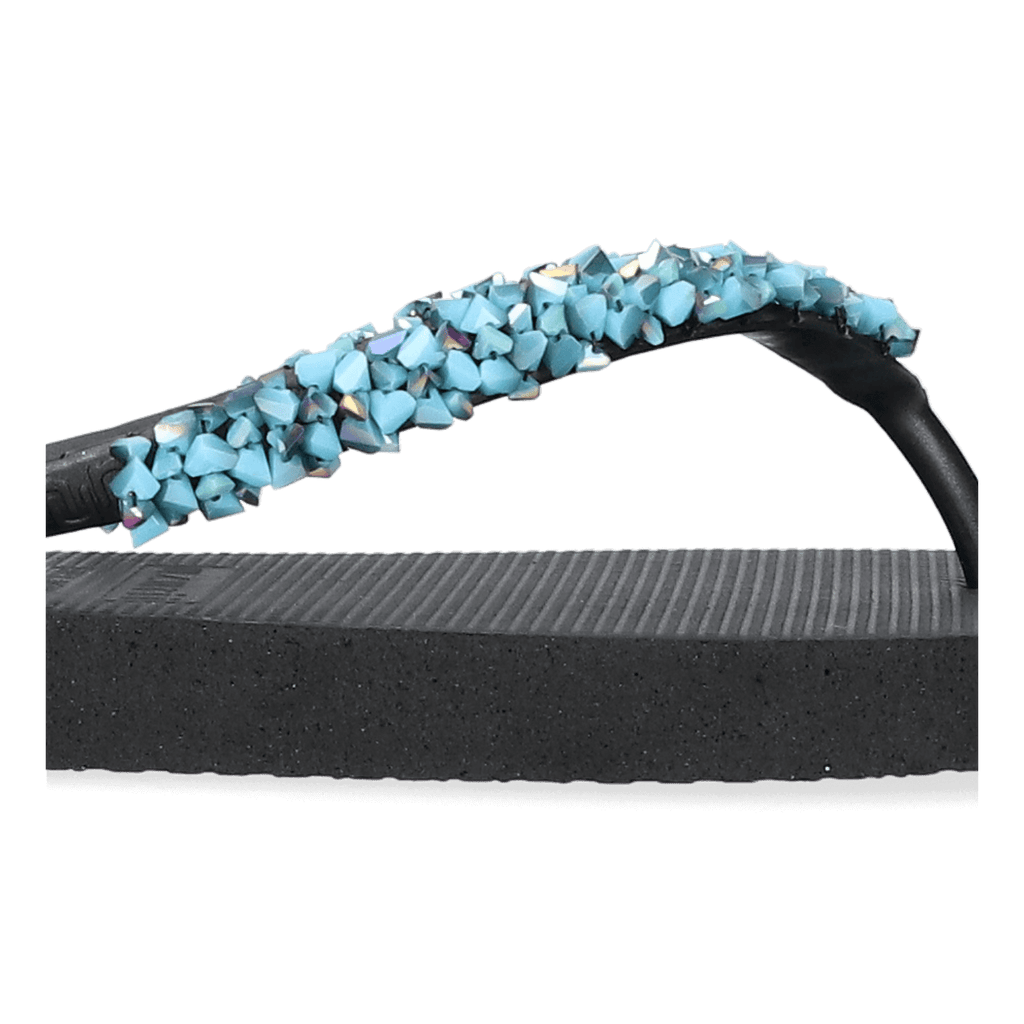 Classic Aby Baby Blue Dames Slippers Black