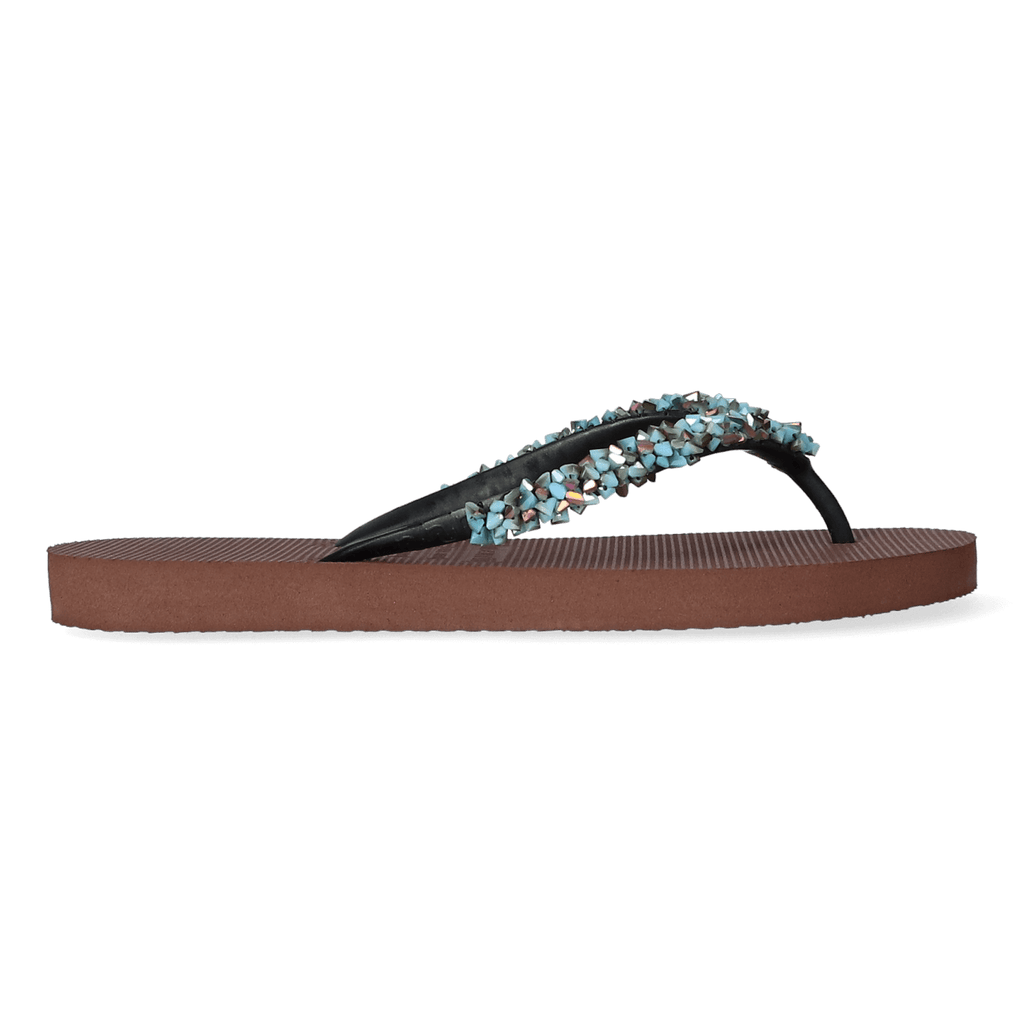 Classic Aby Baby Blue Dames Slippers Taupe