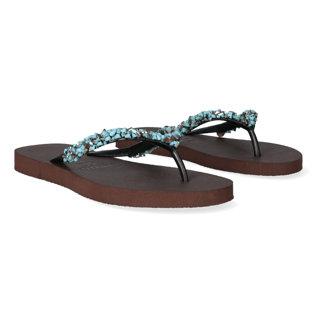Classic Aby Baby Blue Dames Slippers Taupe