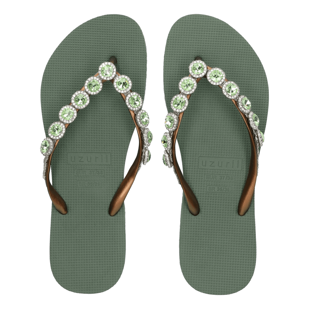 Beatrix Dames Slippers Army Green