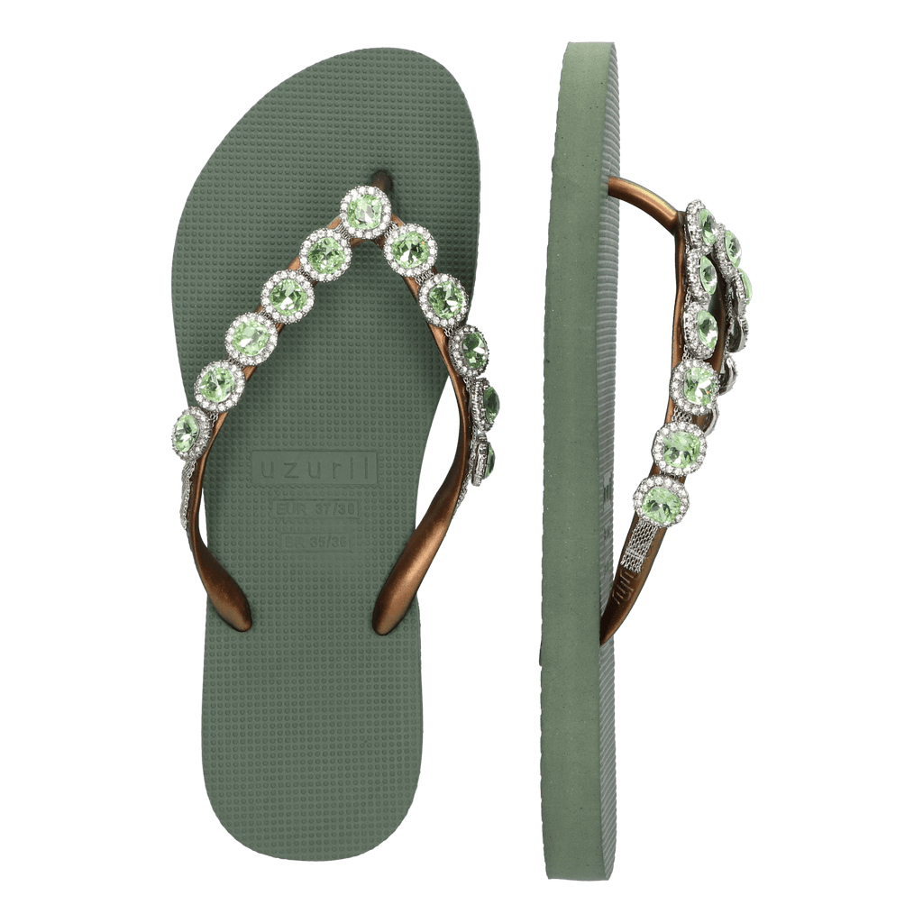 Beatrix Dames Slippers Army Green