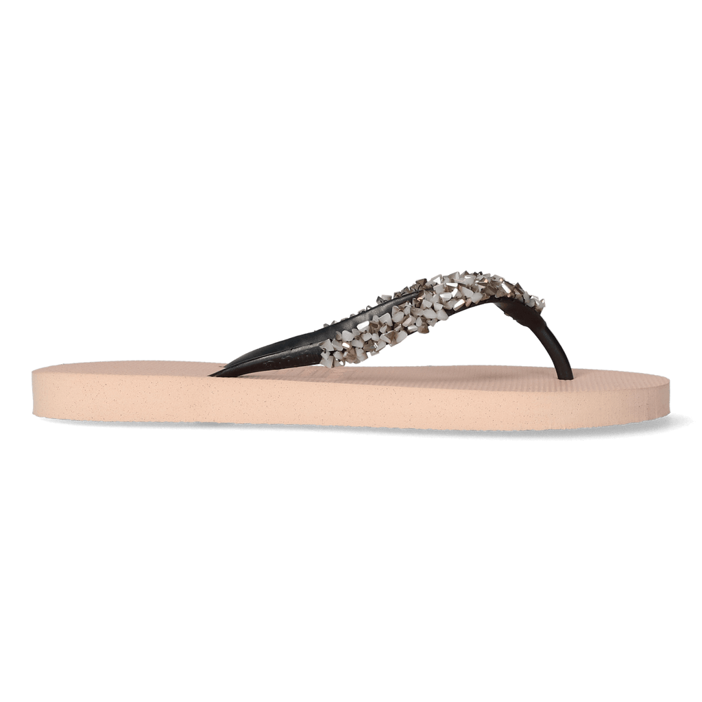 Classic Aby Silver Dames Slippers Sand