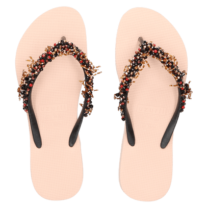 Bahia Salmon Dames Slippers Sand