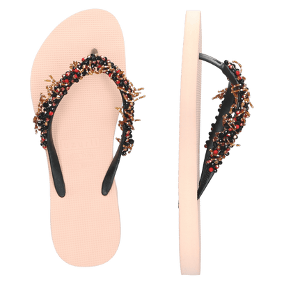 Bahia Salmon Dames Slippers Sand