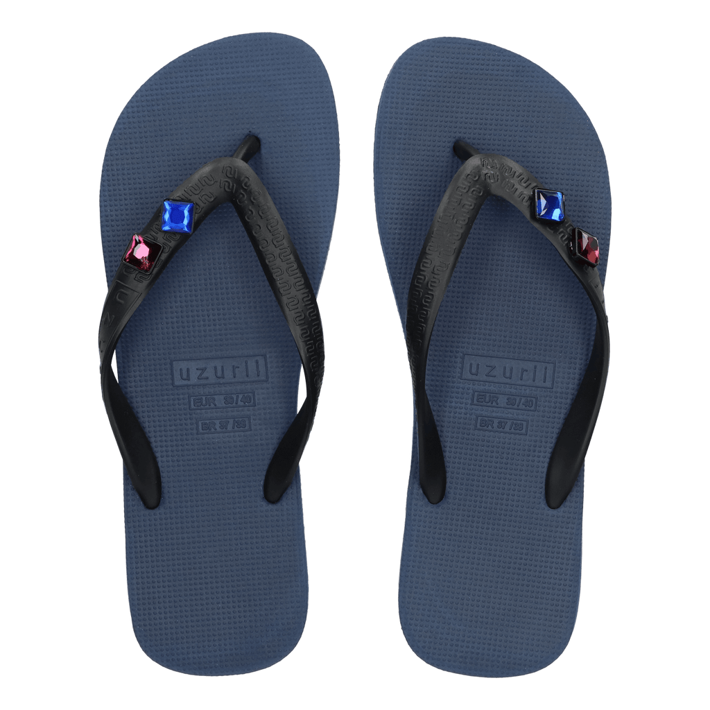 Disco Original Dames Slippers Navy Blue